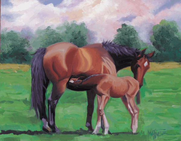 Instinct (Mare and Foal)